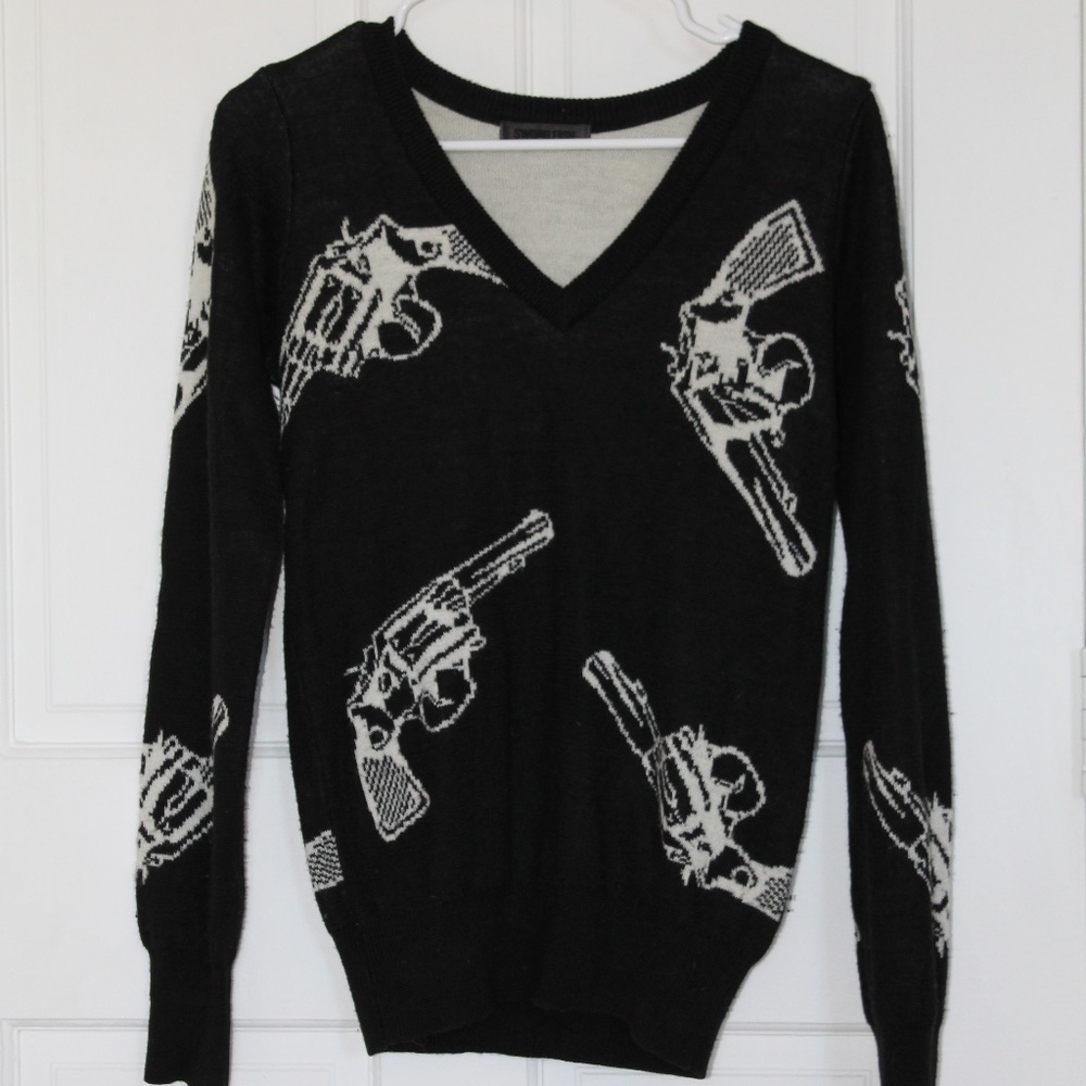 Swordfish B&W Pistol Sweater